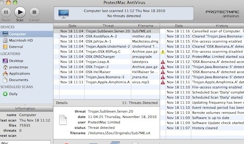 ProtectMac AntiVirus Mac截图